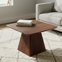 Mangohouten salontafel Mick vierkant bruin 60x60cm