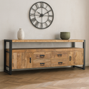 Mangohouten TV Meubel Britt 190 cm