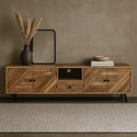 Mangohouten TV Meubel Fiona 200 cm