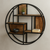 Mangohouten Wandrek Bowi Rond 80 cm
