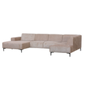 Bank Soren Rechts U-opstelling Beige
