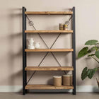 Mangohouten Boekenkast Donovan 120 cm