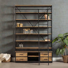 Mangohouten Boekenkast Marvin 160x245 cm