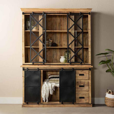 Mangohouten Buffetkast Milan 200 cm X