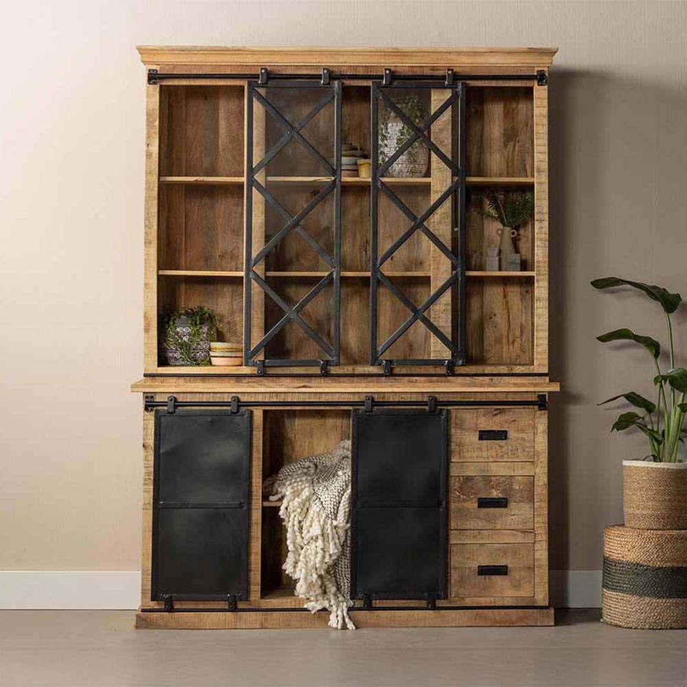 Mangohouten Buffetkast Milan 220 cm X