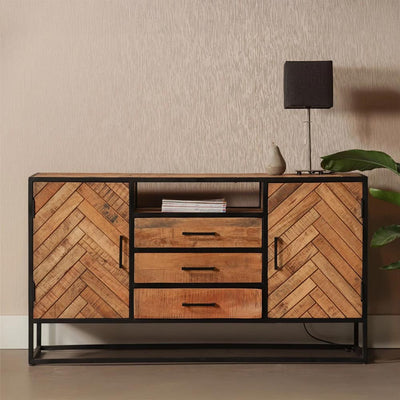 Mangohouten Dressoir Kjeld 145 cm