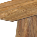 Mangohouten Eettafel Mick Deens ovaal 210×100 cm