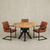 Mangohouten Eettafel Rond Tara 140 cm (5cm)