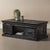 Mangohouten Salontafel Milan 120 cm Zwart
