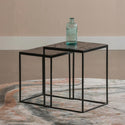 Mangohouten Salontafels Carlin set van 2