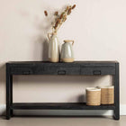 Mangohouten Sidetable Winnie 150 cm Zwart
