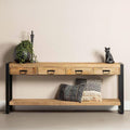 Mangohouten Sidetable Winnie 180 cm