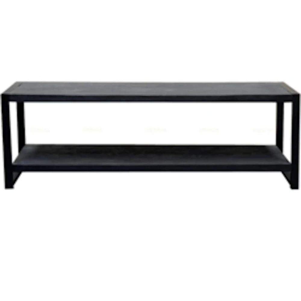 Mangohouten TV Meubel Britt 150 cm Zwart