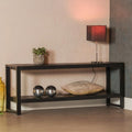 Open smal tv meubel van mangohout 150 cm
