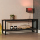 Mangohouten TV Meubel Britt 150 cm Zwart