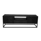 Mangohouten TV Meubel Kjeld 145 cm Zwart