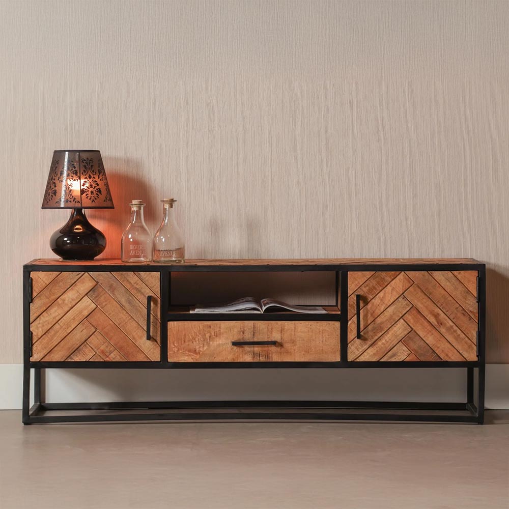 Mangohouten TV Meubel 145 cm