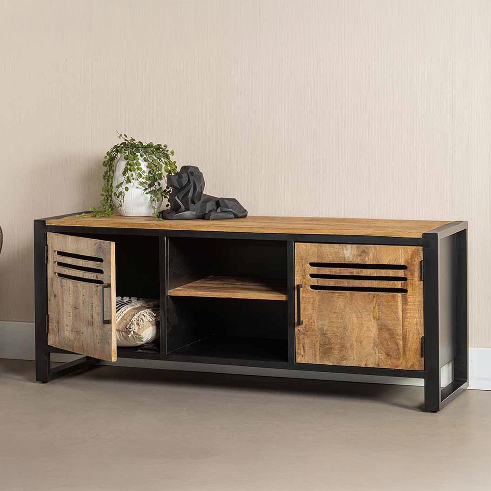 tv meubel van mangohout locker 150 cm