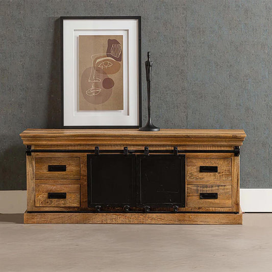 tv meubel van mangohout 160 cm