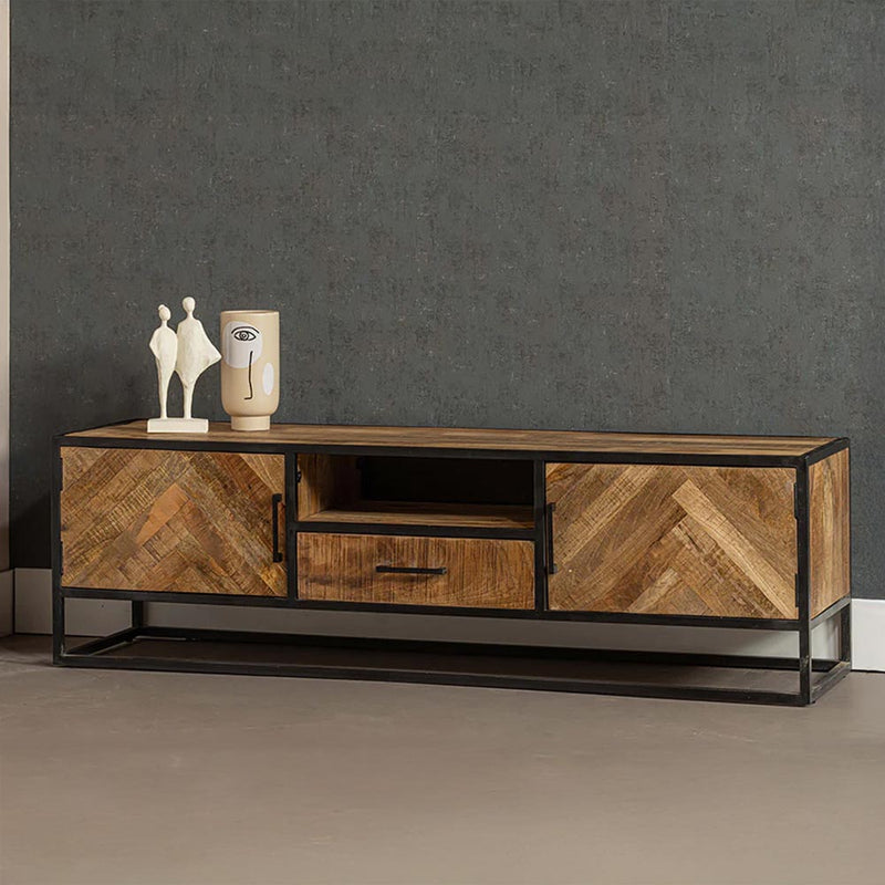 Mangohouten TV Meubel 165 cm
