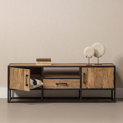 Mangohouten TV Meubel Lowen 210 cm