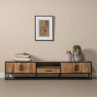 Mangohouten TV Meubel Lowen 240 cm