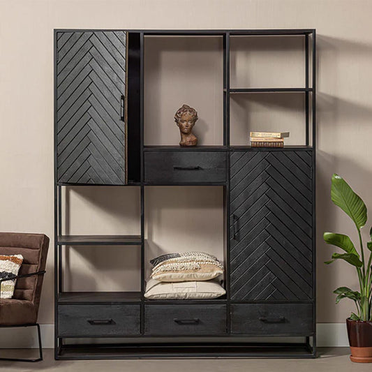 Mangohouten Vakkenkast Fianna XXL