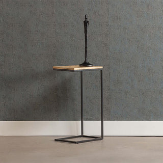 Mangohouten Bijzettafel Alys (set van 2)