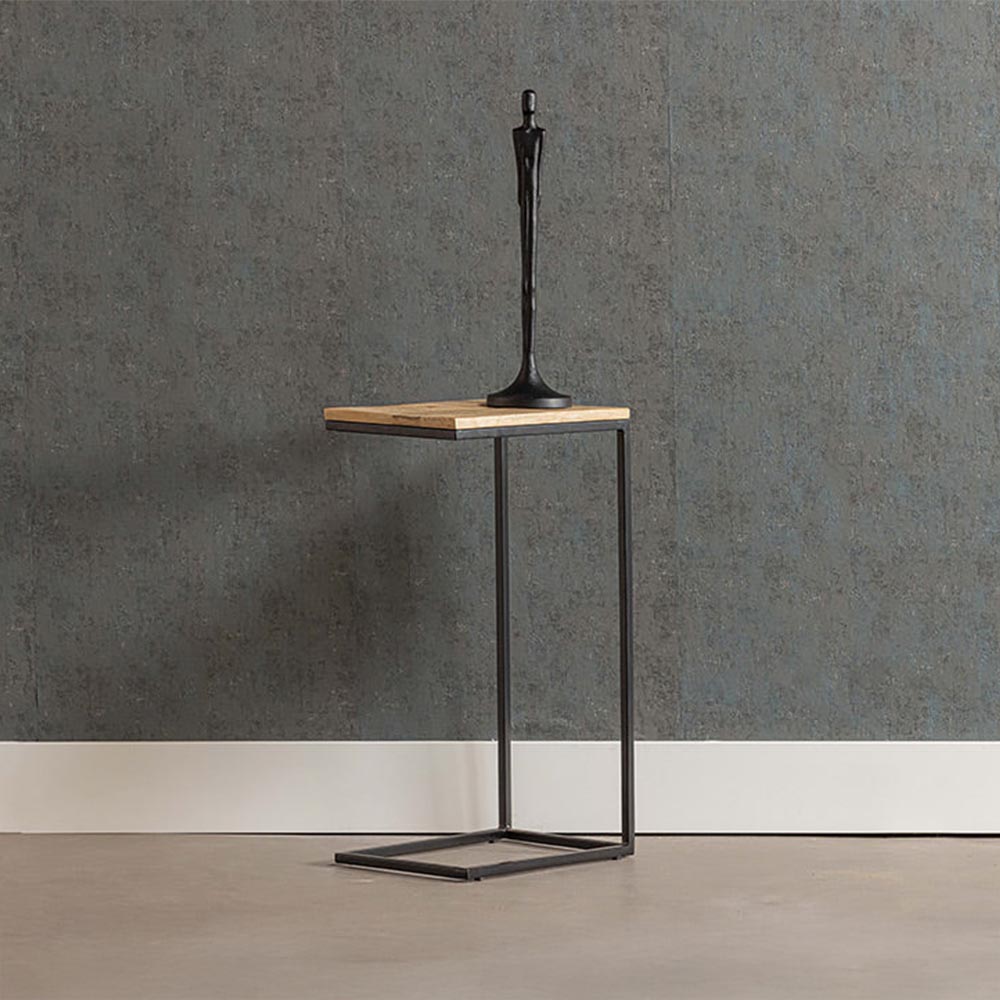 Mangohouten Bijzettafel (set van 2)