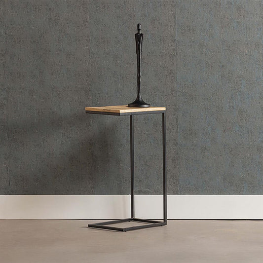 Mangohouten Bijzettafel Alys (set van 2)