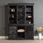 Mangohouten Buffetkast Milan 140 cm X Zwart