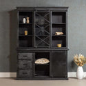 Mangohouten Buffetkast Milan 160 cm X Zwart