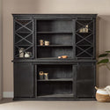 Mangohouten Buffetkast Milan 260 cm X Zwart