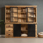Mangohouten Buffetkast Milan 220 cm Recht