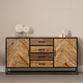 Mangohouten Dressoir Gwenn 165 cm