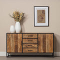 Mangohouten Dressoir Denver lowen 165 cm