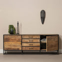Mangohouten Dressoir Lowen 210 cm