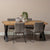 Mangohouten Eettafel Rechthoek Cedric 260x100 cm (6cm)