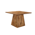 Mangohouten eettafel Mick vierkant 110x110cm