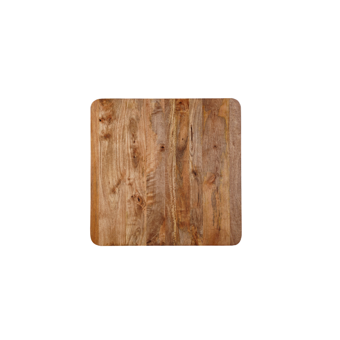 Vierkante eettafel mangohout