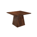 Mangohouten eettafel Mick vierkant  bruin 110x110cm
