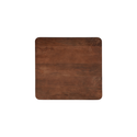 Mangohouten eettafel Mick vierkant bruin 90x90cm