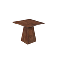 Mangohouten eettafel Mick vierkant bruin 90x90cm