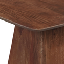 Mangohouten eettafel Mick vierkant bruin 90x90cm