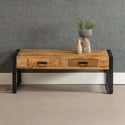 Mangohouten Salontafel Britt 2 lades 120 cm