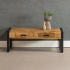 Mangohouten Salontafel Britt 2 lades 120 cm
