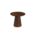 Mangohouten salontafel Mick bruin rond 60cm