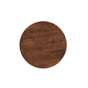 Mangohouten salontafel Mick bruin rond 60cm