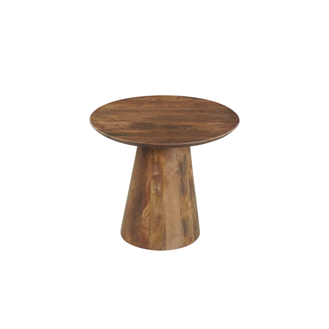 Ronde salontafel mangohout