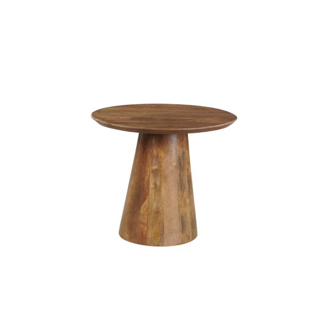 Ronde salontafel mangohout